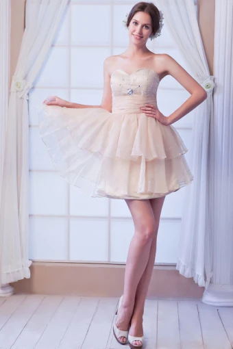 2015 Magnificent Sweetheart Strapless Cocktail Dress