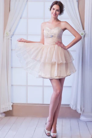 2015 Magnificent Sweetheart Strapless Cocktail Dress