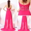 Forlokkende Feie Tog Chiffon Elastisk Vevd Sateng Kjæreste Cocktailkjole Festkjole