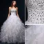 2015 Robe De Bal Sweetheart Perles Paillettes Organza Robes De Mariée