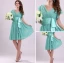 2015 Captivating V-neck Zipper Sash Bridesmaid Dresses