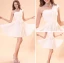 2015 Perfect Pink Sleeveless One-shoulder Bridesmaid Dresses