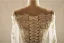 2015 A-line Square Neckline Pierced Lace Flowers Beach Wedding Dresses