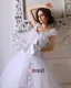 2015 Applique Sweetheart Satin Sweep Train A Line Bridal Gown Wedding Dresses