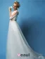 A-ligne Manches Princesse V-cou Tulle Robe De Mariage