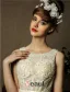 Mode & Élégante Robe De Mariée Robe De Dentelle De Perles Taffetas De Balle De Décolleté