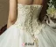 Percés Sweetheart Appliques De Perles Dentelle Robe De Mariée En Organza De Forage Tchèque