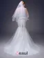 Volants Sirène Chérie Sash Robes De Mariée Balayage Train De Tulle