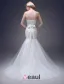 Volants Sirène Chérie Sash Robes De Mariée Balayage Train De Tulle
