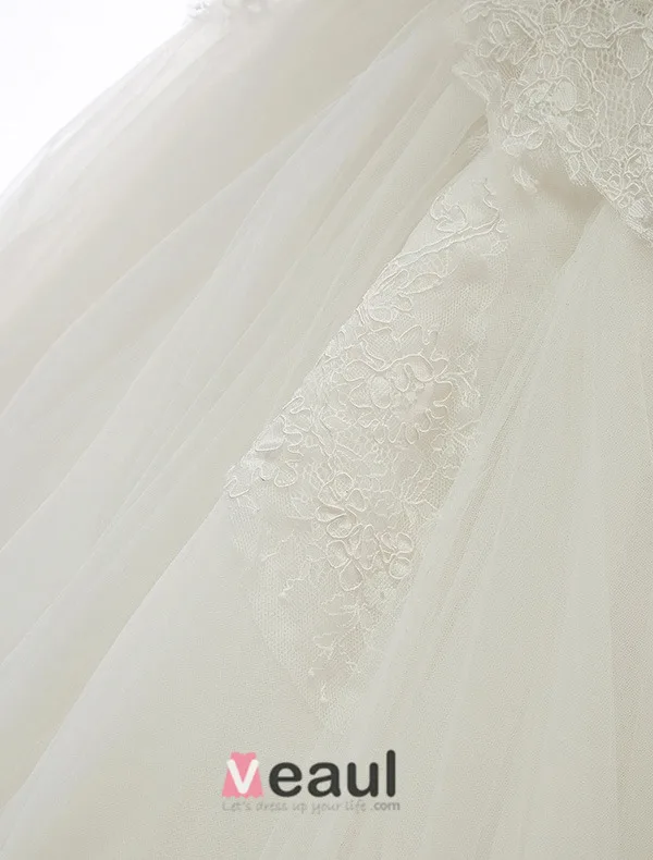 2015 Flower Serie · Sweetheart Off The Shoulder Appliques Lace Puffy Ball-gown Wedding Dress