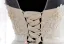 2015 Flower Serie A-line Long Sleeves Pierced Appliques Lace Beading Pearl Sash Organza Wedding Dress