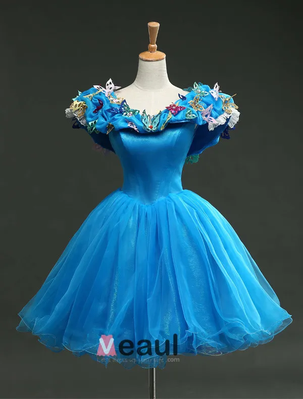 light blue dress shirt Modest Quinceanera Dress,Blue Ball Gown,A Line Prom Dress,Fashion Prom –  classygown main image 0