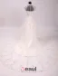Vintage Palais Une Ligne Haute Cou Appliques De Perles Dentelle Robe De Mariée