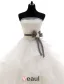 2015 Ball Gown Strapless Handmade Beading Floor-length Wedding Dress