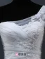 Zeemeermin Een Schouder Applicaties Lace Uniek Design Trouwjurken