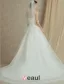 A-lijn Strapless Appliques Kant Bloem Sjerp Trouwjurken