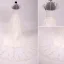 Vintage Palais Une Ligne Haute Cou Appliques De Perles Dentelle Robe De Mariée