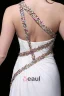 Charmante Gaine Paillettes De Perlage Une Épaule Robe De Bal