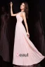 2015 Luxurious Backless Crystal Pleated Evening Dress