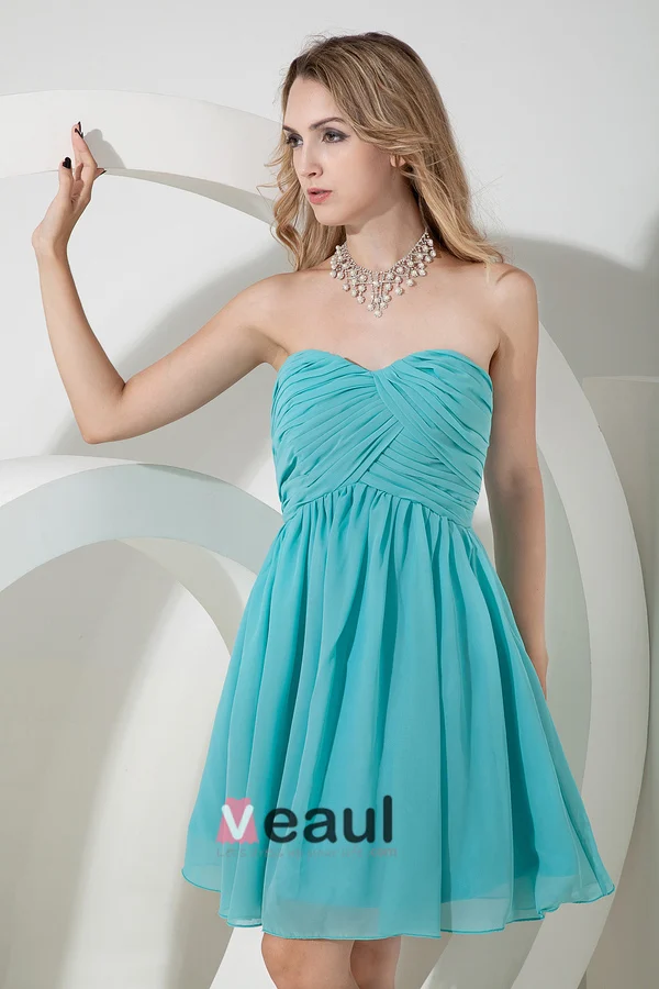 Robe De Demoiselle D'honneur En Mousseline De Soie Empire Gracieuse