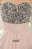 Fascinerende Glidelås Appliques Beading Krystaller Ruffles Ballkjoler Festkjoler
