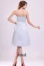 2015 Baby Blue A-line Short Bridesmaid Dresses With Sash