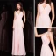 2015 Luxurious Backless Crystal Pleated Evening Dress