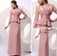 2015 Ornate Scoop Neck Column Empire Mother Of Bride Dresses