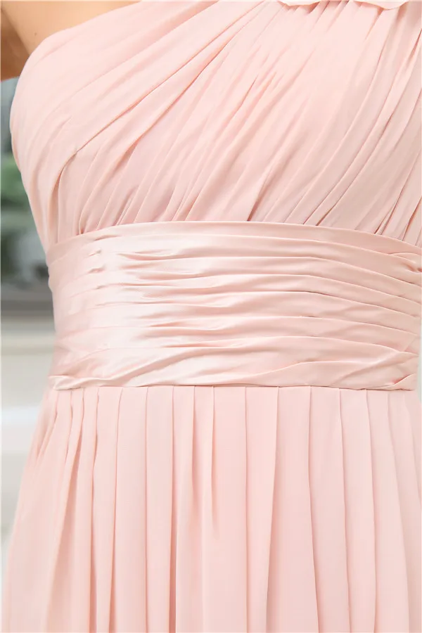 Robes De Soirée-parole Longueur Volants Un Corsage De L'épaule