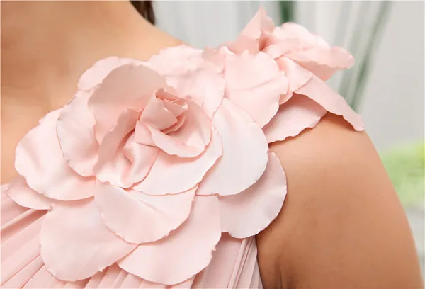 Robes De Soirée-parole Longueur Volants Un Corsage De L'épaule