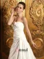 2015 A-line Sweetheart With Bow Floor-length Satin Wedding Dress