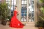 2015 Mermaid Sweetheart Sweep Train Organza Satin Wedding Dress With Cascading Ruffles