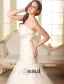 Trompette / Sirène Perlage Robe De Mariée En Tulle De Dentelle De Satin