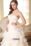 A-ligne De Robe De Mariée En Organza Perles Chérie Avec Des Volants En Cascade