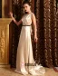 2015 Fashionable A-line Shoulders Sash Floor-length Evening Dress