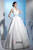 Vintage Ball Gown Wedding Dress Floor Length White Bridal Gown With Crystal