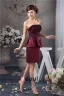 2015 Charming Strapless Beading Ruffle Sash Cocktail Dress