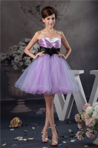 Chérie Sexy Bustier Robe De Cocktail Ondulé Bretelle Dos Nu
