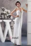 Licol Unique Gaine Robe De Soirée Blanche