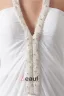 Licol Unique Gaine Robe De Soirée Blanche