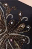Eleganta En-line Ena Axeln Beading Långklänning Svart Aftonklänningar