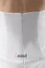 2015 Charming A-line Halter V Neck Beading Sash Long Dress White Graduation Dress Homecoming Dress