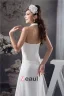 2015 Charming A-line Halter V Neck Beading Sash Long Dress White Graduation Dress Homecoming Dress