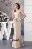 2015 Elegante Mermaid Trägerlosen Plissiert Handgefertigten Blumen Mutter Der Braut Kleider Mit Schal