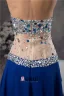 Sexy Bling Halter Crystal Tulle Split Front Prom Dress