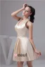 Charming Halter V Neck Crystal Sash Short Cocktail Dress Simple Party Dress