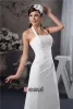 Simple Halter Sleeveless Beading Long Wedding Dress Bridal Gown