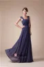2015 Classic Empire Straps Pleated Beading Sash Long Evening Dresses