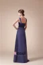 2015 Classic Empire Straps Pleated Beading Sash Long Evening Dresses