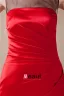 2015 Beautiful Tulle Neck Ruffle Satin Short Cocktail Dress Red Little Party Dress
